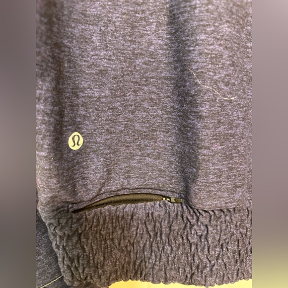 Lululemon Lead The Pack Hoodie Heathered Stony Grape Womens Size 8 - Picture 3 of 7